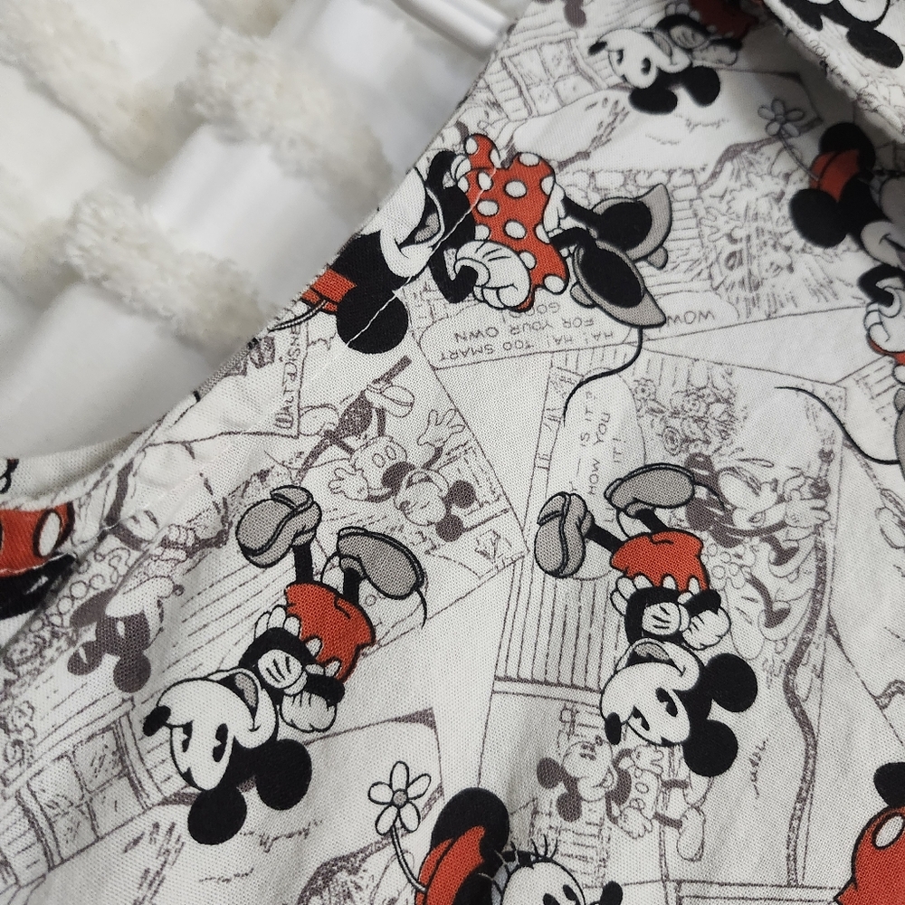 Rare, Vintage Disney Dress with Mickey and Red Accents. FINAL Reduced Price! - Picture 5 of 13
